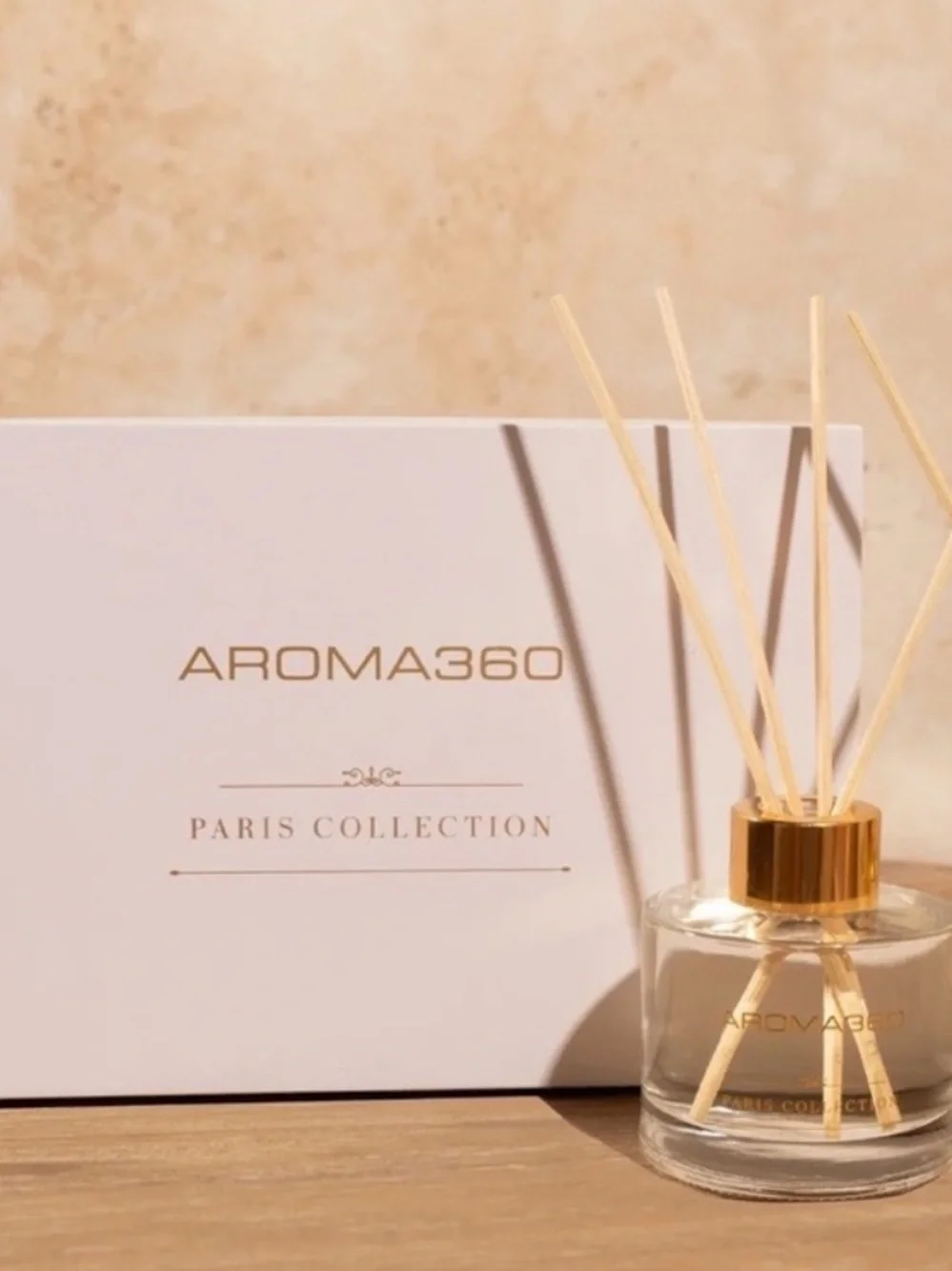 Luxury Gold-Capped Reed Diffuser different scents